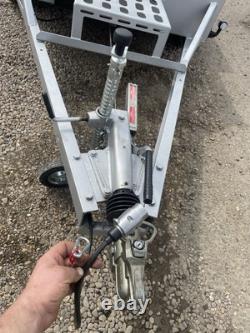 Remorque à plantes Mini Pelle 2700kg Indespension Double Essieu Queue de Castor Utilitaire