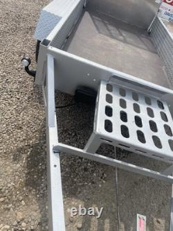 Remorque à plantes Mini Pelle 2700kg Indespension Double Essieu Queue de Castor Utilitaire