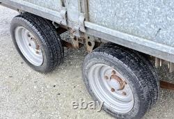 Remorque à plateau basculant Ifor Williams LM126 12 pieds (3500 kg) Ivor Nugent à double essieu
