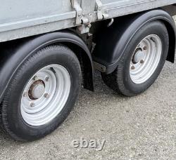 Remorque à plateau basculant Ifor Williams LM126 12 pieds (3500 kg) Ivor Nugent à double essieu