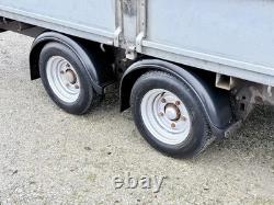 Remorque à plateau basculant Ifor Williams LM126 12 pieds (3500 kg) Ivor Nugent à double essieu