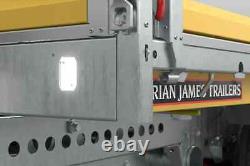 Remorque basculante à deux essieux Brian James Tipper 2,7 x 1,6m 2700kg Gros 1920kg Carry