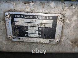 Remorque basculante à deux essieux de 2 600 kg Ifor Williams TT85G