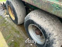 Remorque basculante de 12 tonnes Bailey pour Ford John Deere Tracteur à double essieu.