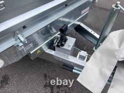 Remorque basculante hydraulique 8 x 5 ft à double essieu NEUVE 2700KG 3291 £ + TVA