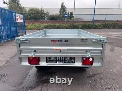 Remorque basculante hydraulique Tipper à double essieu 8 x 5 pi 2700 kg 3291 £ + TVA