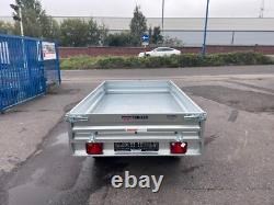 Remorque basculante hydraulique Tipper à double essieu 8 x 5 pi 2700 kg 3291 £ + TVA