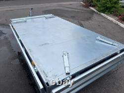 Remorque basculante hydraulique Tipper à double essieu 8 x 5 pi 2700 kg 3291 £ + TVA