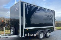 Remorque de Nourriture Mobile 1066TB 10' x 6' x 6' 2600kg À Double Essieu Freinée