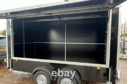 Remorque de Nourriture Mobile 1066TB 10' x 6' x 6' 2600kg À Double Essieu Freinée