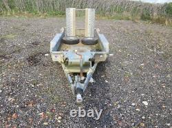 Remorque de chantier Ifor Williams 8x4 à double essieu 2,7 t, un seul propriétaire