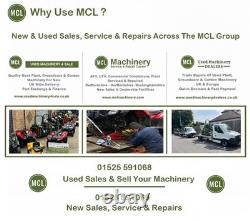 Remorque de chantier à deux essieux Ifor Williams GD105 G de 2,7 tonnes à plateau et côtés rabattables Brian Jam