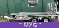 Remorque de chantier à double essieu Ifor Williams GX106 neuve 10 pieds x 6 pieds avec rampe pleine largeur