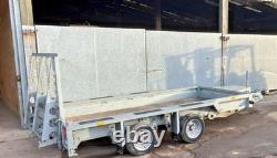 Remorque de chantier à double essieu Ifor Williams GX125 12ft x 5ft LED 3 500 kg 2023