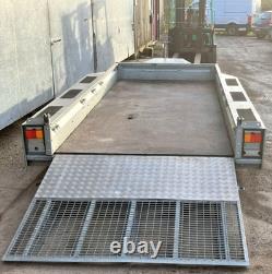 Remorque de chantier à double essieu Ifor Williams GX125 12ft x 5ft LED 3 500 kg 2023