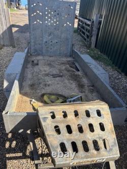 Remorque de chantier à double essieu Indespension 2800 kg