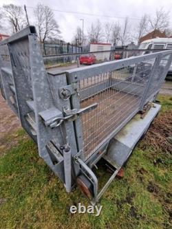 Remorque de chantier à essieu double BATESON