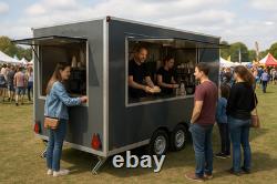 Remorque de cuisine Teale SupaLite, traiteur à double essieu, comptoirs en acier inoxydable 2700 kg