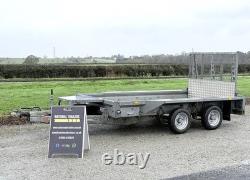 Remorque de pelle Ifor Williams GX105 de 10 pieds à double essieu (3500 kg) Ivor Nugent