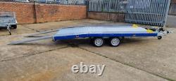 Remorque de transport de voiture BEAVER 15ft x 6.6ft Jupiter à double essieu 4.5m x 2m 2700kg