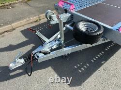 Remorque de transport de voiture à double essieu 4,5 m x 2,1 m 2700 kg 14,7 pi x 6,8 pi Prix + TVA