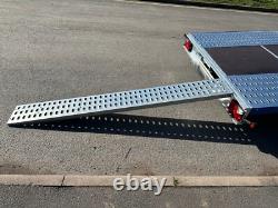 Remorque de transport de voiture à double essieu 4,5 m x 2,1 m 2700 kg 14,7 pi x 6,8 pi Prix + TVA