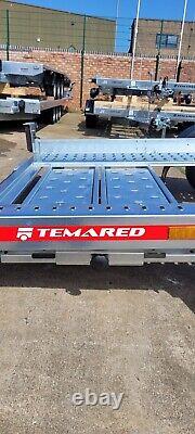 Remorque de transport de voiture basculante 13,2 pieds x 6 pieds 2000 kg double essieu 4 m x 1,8 m