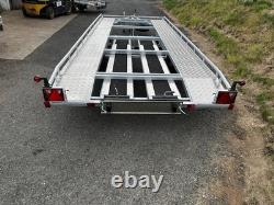 Remorque de transport de voiture sur mesure / à la demande / à deux essieux freinée