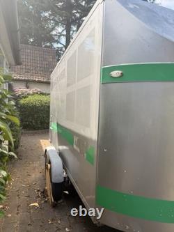 Remorque événementielle à essieu tandem indépendante, ouverture latérale 2T, 12 pi x 6 pi