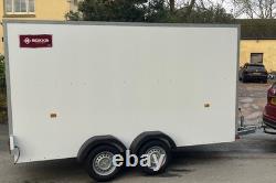 Remorque fourgon boîte de 12 pieds 12' x 5' x 6'6 - double essieu freiné 2600 kg