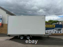 Remorque fourgon neuve 4 m x 2 m x 2 m à double essieu avec rampe 2700 kg