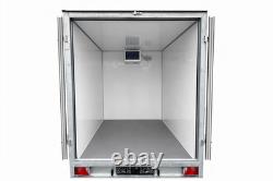 Remorque frigorifique 2700 kg 10 pi x 5 pi hauteur 6,5 pi double essieu remorque réfrigérée AL-KO