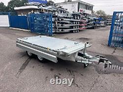 Remorque hydraulique basculante à double essieu Tipper 8 x 5 pieds 2700KG 3291 £ + TVA