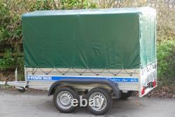 Remorque neuve pour voiture 10x5 à double essieu sans frein 750 kg suspension Al-ko