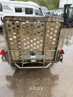 Remorque porte-engin à double essieu Ifor Williams GH94BT 2700 kg pour mini-pelle Indespension
