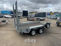 Remorque porte-engins 3500 kg 3 m x 1,5 m Remorque pour pelle 10 pi x 5 pi à double essieu