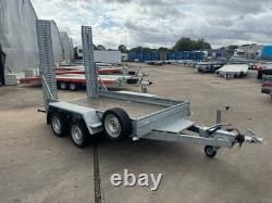 Remorque porte-engins 3500 kg 3 m x 1,5 m Remorque pour pelle 10 pi x 5 pi à double essieu