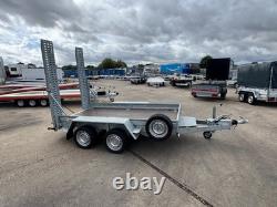 Remorque porte-engins 3500 kg 3 m x 1,5 m Remorque pour pelle 10 pi x 5 pi à double essieu