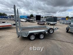 Remorque porte-engins 3500 kg 3 m x 1,5 m Remorque pour pelle 10 pi x 5 pi à double essieu