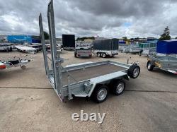Remorque porte-engins 3500 kg 3 m x 1,5 m Remorque pour pelle 10 pi x 5 pi à double essieu