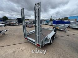 Remorque porte-engins 3500 kg 3 m x 1,5 m Remorque pour pelle 10 pi x 5 pi à double essieu