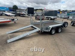 Remorque porte-engins 3500 kg 3 m x 1,5 m Remorque pour pelle 10 pi x 5 pi à double essieu