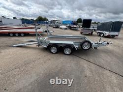 Remorque porte-engins 3500 kg 3 m x 1,5 m Remorque pour pelle 10 pi x 5 pi à double essieu