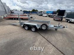 Remorque porte-engins 3500 kg 3 m x 1,5 m Remorque pour pelle 10 pi x 5 pi à double essieu