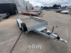 Remorque porte-engins 3500 kg 3 m x 1,5 m Remorque pour pelle 10 pi x 5 pi à double essieu