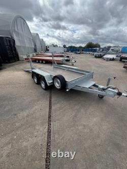 Remorque porte-engins 3500 kg 3 m x 1,5 m Remorque pour pelle 10 pi x 5 pi à double essieu