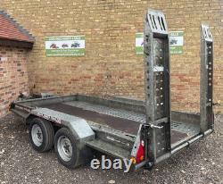 Remorque porte-engins Brian James T-02-T 2023 3500 kg à plateau, double essieu Ifor Williams