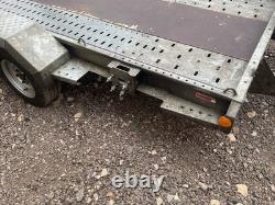 Remorque porte-engins Brian James T-02-T 2023 3500 kg à plateau, double essieu Ifor Williams