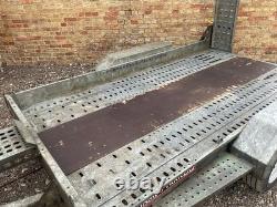 Remorque porte-engins Brian James T-02-T 2023 3500 kg à plateau, double essieu Ifor Williams