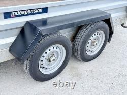 Remorque porte-pelle Indespension à double essieu de 10 pieds (2600 kg) pour engin de chantier Ifor Ivor GD85 GD105